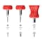 Tekton 3-in-1 Stubby Torx Driver (T15 x T20, Red) DMT17004 - alternate 4